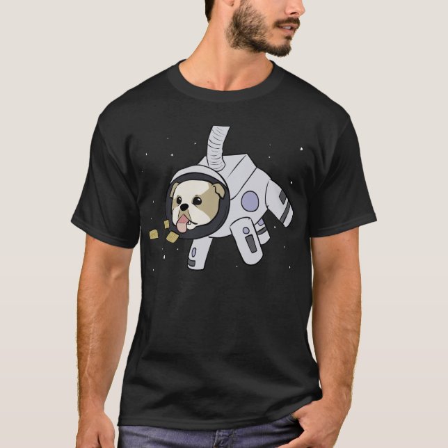 T-shirt Chien de l'espace (Devant)