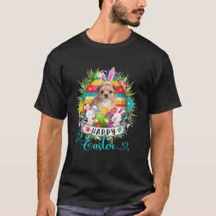 T-shirt Chien De Maltipoo Dans Les Oeufs De Pâques Basket