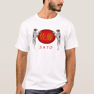 T-shirt Chien de monogramme de Sato