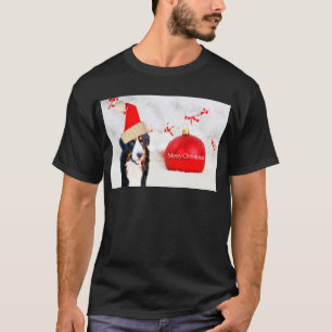 T-shirt Chien de montagne bernois avec ornement de Noël ro