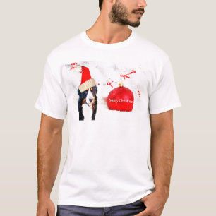 T-shirt Chien de montagne bernois avec ornement de Noël ro