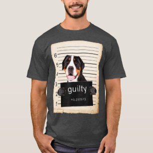 T-shirt Chien de montagne suisse Tasse abattu chien mauvai