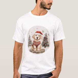 T-shirt Chien de Noël du Labrador Retriever