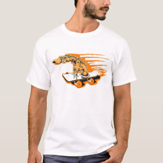 T-shirt Chien de patin