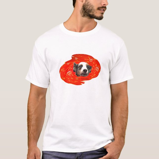 T-shirt chien de petit gâteau de hypno (Devant)