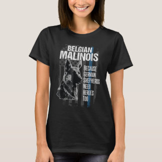 T-shirt Chien de police Malinois