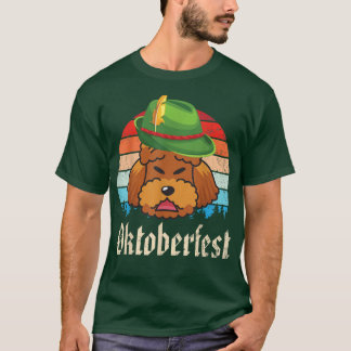 T-shirt Chien de Poméranie Bavarois Lederhosen Costume Hap