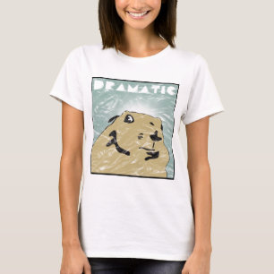 T-shirt chien de prairie dramatique
