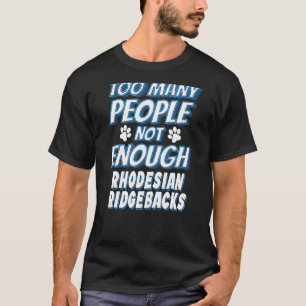 T-shirt Chien de race Rhodesian Ridgeback Antisocial