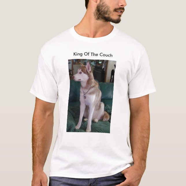 T-shirt Chien de Rory, le Roi Of The Couch (Devant)