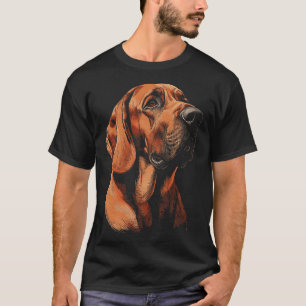 T-shirt Chien de Saint-Hubert Motif Art Chien de Saint-Hub