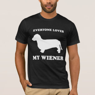 T-SHIRT CHIEN DE SAUCISSE : CHACUN AIME MA SAUCISSE