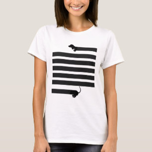 T-shirt chien de saucisse de teckel