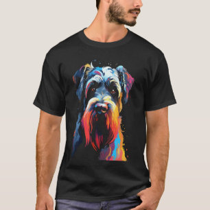 T-shirt Chien de schnauzer géant fan de l'animal de compag