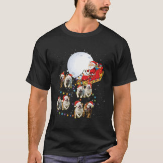 T-shirt Chien de taule Père Noël Sleigh Funny Chien Lover 