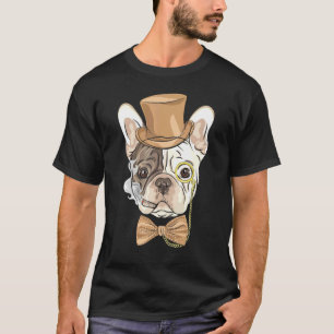 T-shirt Chien de taureau français Fumer Chien