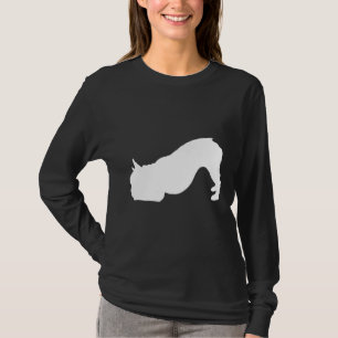 T-shirt Chien de taureau français Yoga Chien de bas