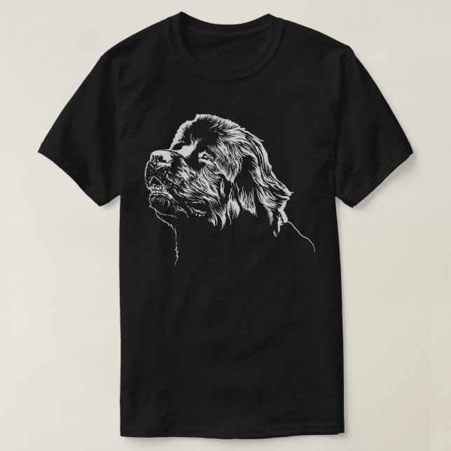 T-shirt Chien de Terre-Neuve  (Design devant)