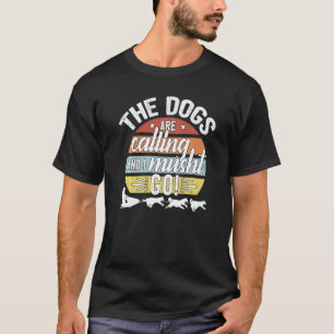 T-shirt Chien de Traîneau Husky Musher
