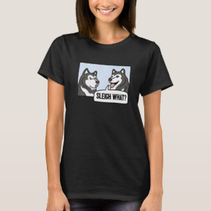 T-shirt Chien de Traîneau Husky  Traîneau Quoi  Mushing