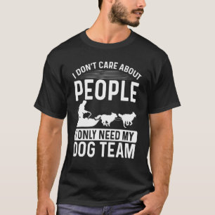 T-shirt Chien de traîneau Racing Alaska Mushing Husky Sled