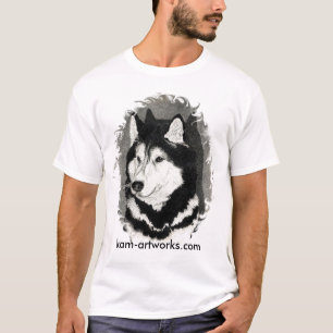 T-shirt chien de traîneau sibérien