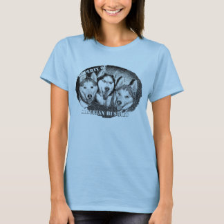 T-shirt Chien de traîneau sibérien - Propriété-Correction