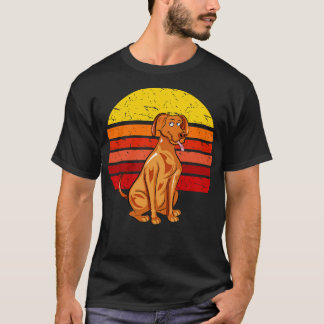 T-shirt Chien de Vizsla rétro