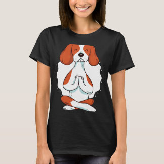 T-shirt Chien de Yoga