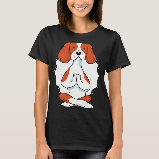 T-shirt Chien de Yoga (Devant)