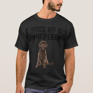 T-shirt Chien d'eau portugais Wisperer Chien