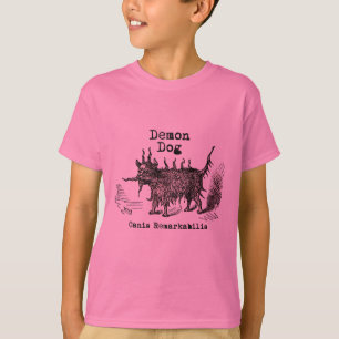 T-shirt Chien Demon Vintage Funny migre
