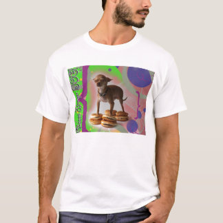 T-shirt Chien d'hamburger de fromage