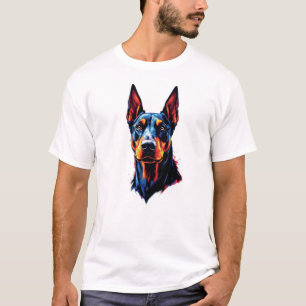 T-shirt Chien Doberman