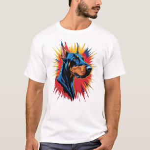 T-shirt Chien Doberman