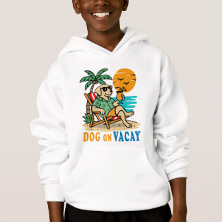 T-shirt Chien Drôle en Vacances | Été Mignon