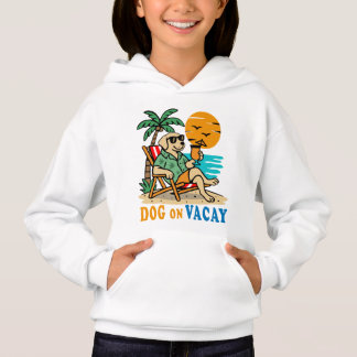T-shirt Chien Drôle en Vacances | Été Mignon