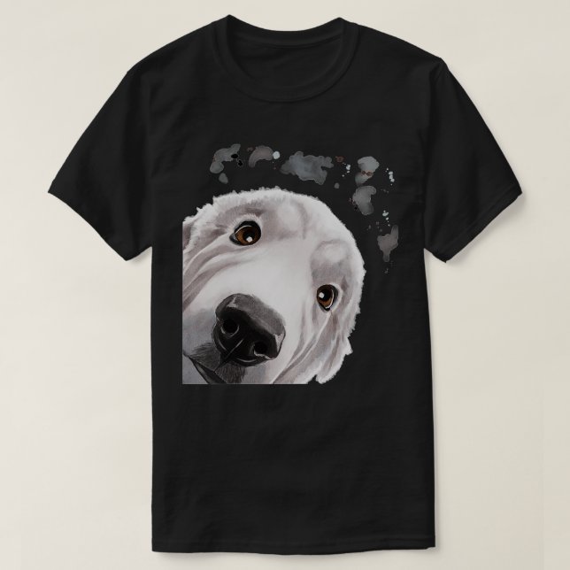 T-shirt Chien drôle Great Pyrenees (Design devant)