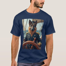 t-shirt chien du capitaine