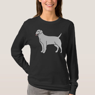 T-shirt Chien du Labrador argenté