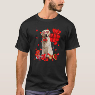T-shirt Chien du Labrador mignon Coeur drôle Chien de la S
