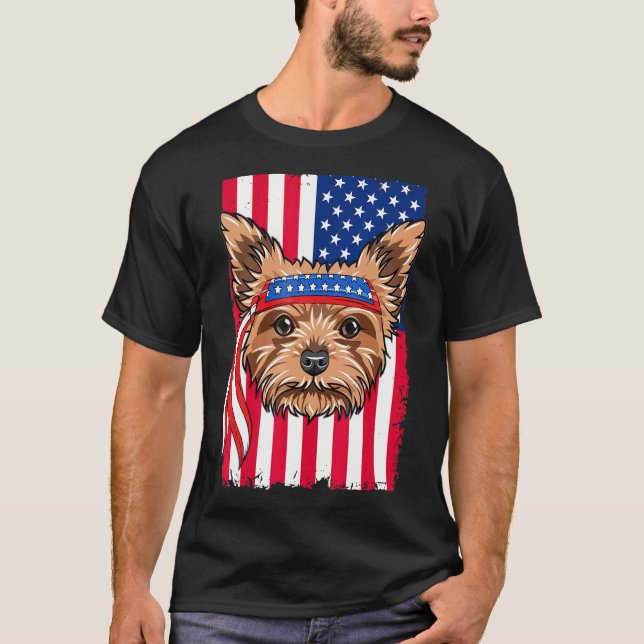 T-shirt Chien du Yorkshire Terrier (Devant)