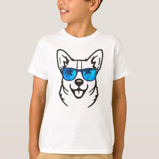T-shirt Chien en Lunettes
