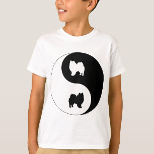 T-shirt Chien esquimau américain Yin Yang