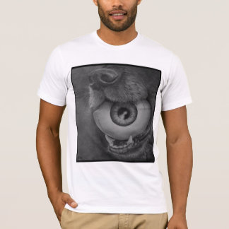 T-shirt Chien et chemise de boule d'oeil