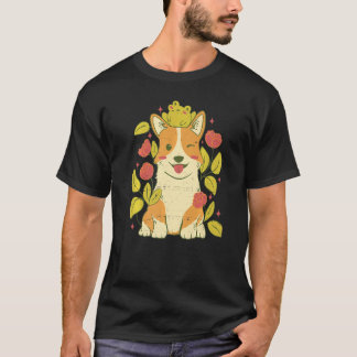 T-shirt Chien Et Grenouille De Corgi Cute