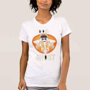 T-shirt Chien Fantôme Halloween Horreur Vecteur