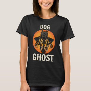 T-shirt Chien Fantôme Halloween Horreur Vecteur