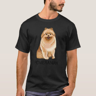 T-shirt Chien fou Poméranien