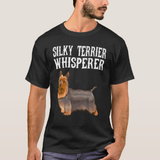 T-shirt Chien fouetté Silky Terrier
